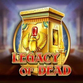Slots logo of Legacy of Dead from Play’n GO at Coolzino Casino